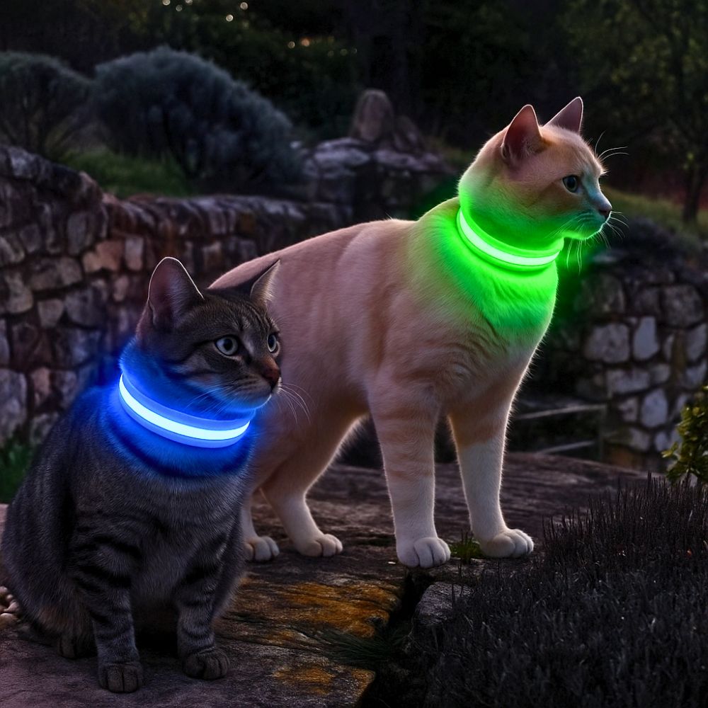 Collier lumineux de sécurité pour animaux
