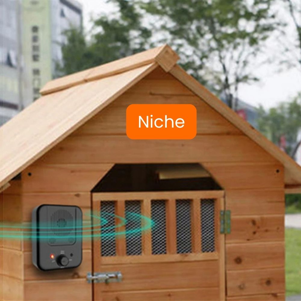 Système anti-aboiement à ultrasons pour chiens
