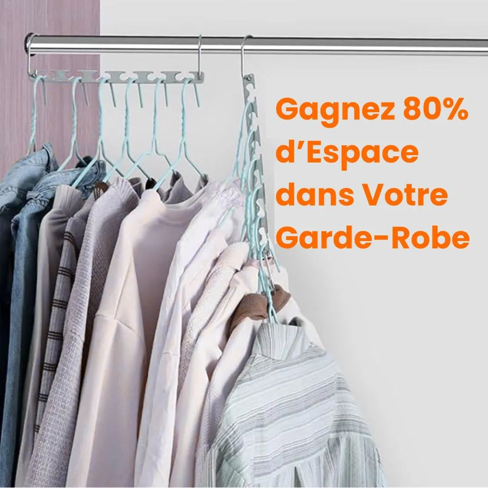 Cintres gain de place (5 pièces)