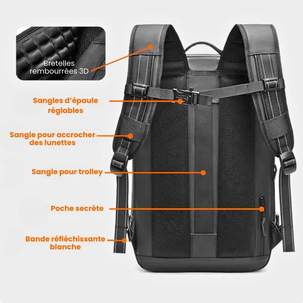 Sac à dos de voyage compressible NomadPro™