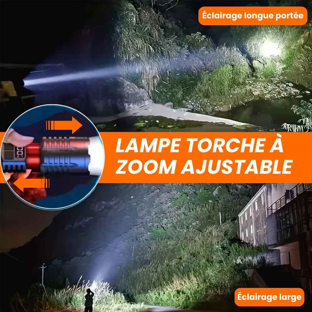 Lampe torche LED ultra-puissante NightPulse™