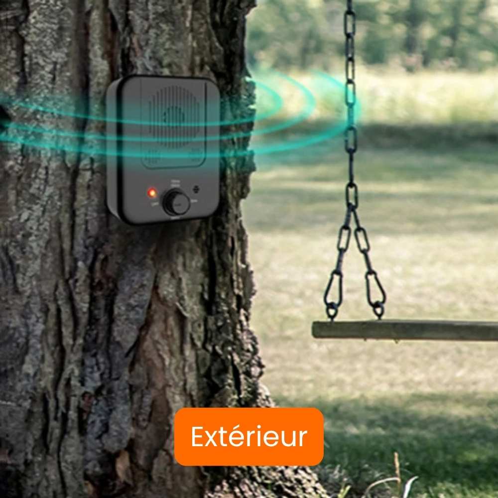 Système anti-aboiement à ultrasons pour chiens