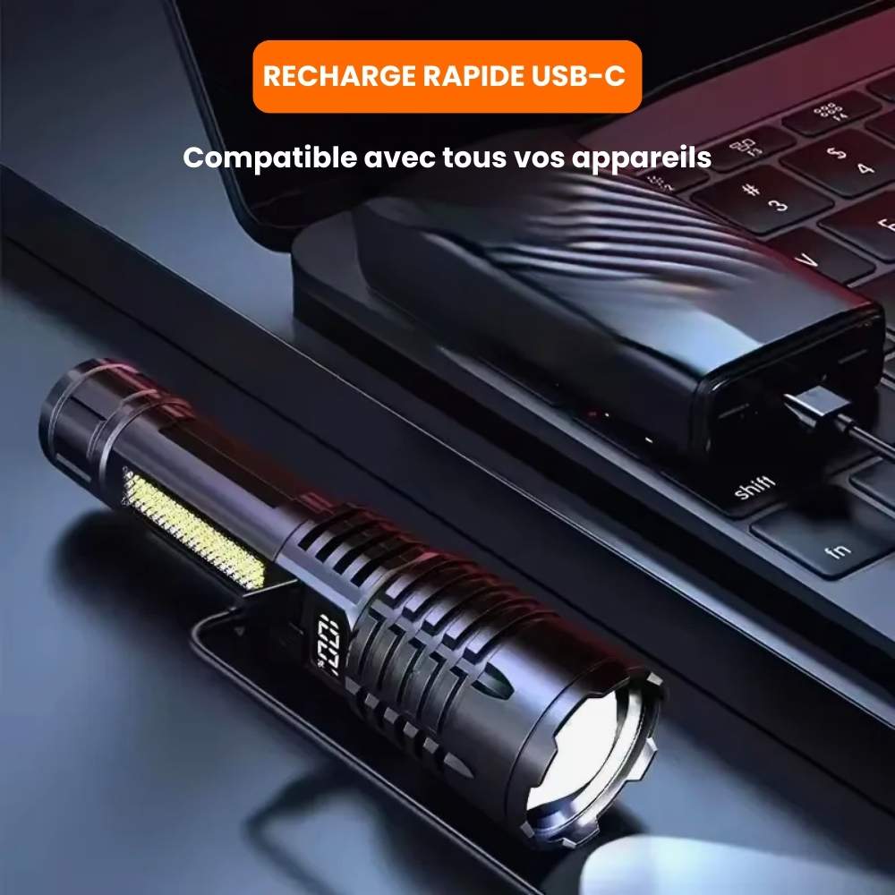 Lampe torche LED ultra-puissante NightPulse™