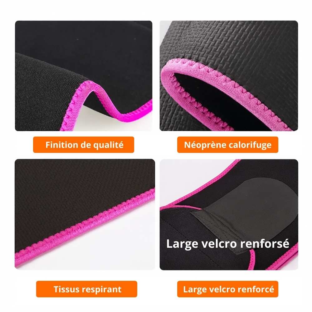 Ceinture de sudation réglable Sudatherm– Effet sauna et maintien dorsal