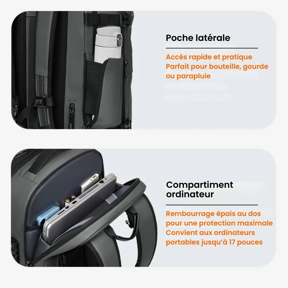 Sac à dos de voyage compressible NomadPro™