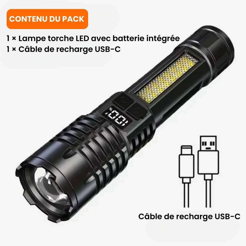 Lampe torche LED ultra-puissante NightPulse™