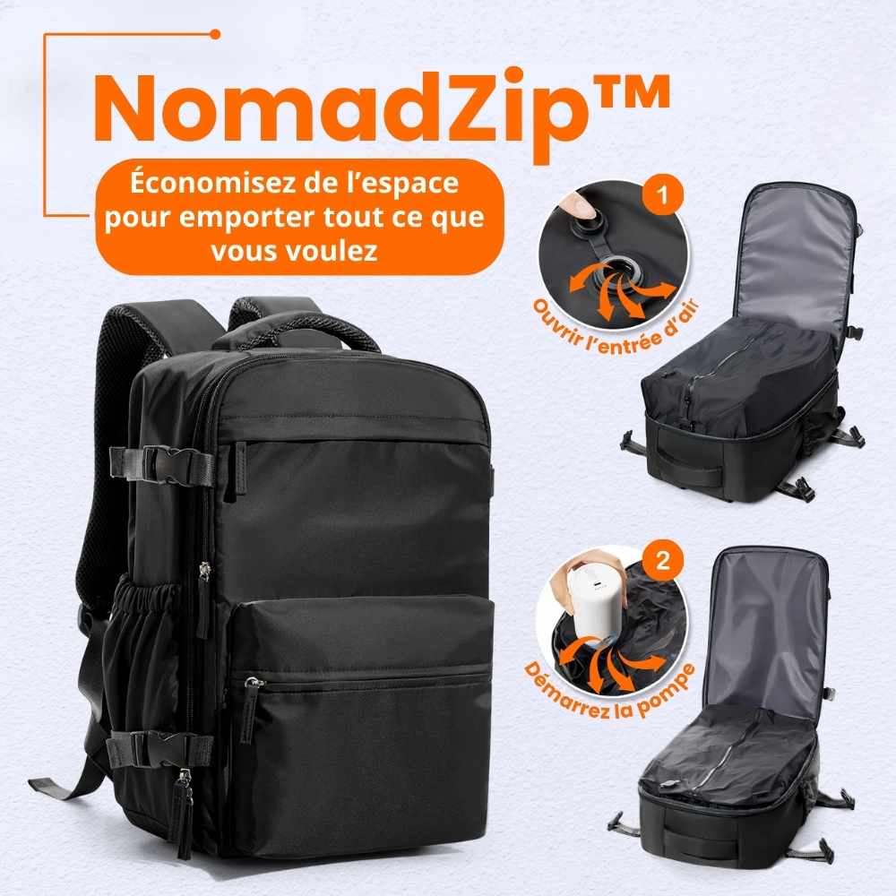 Sac à dos compressif NomadZip™