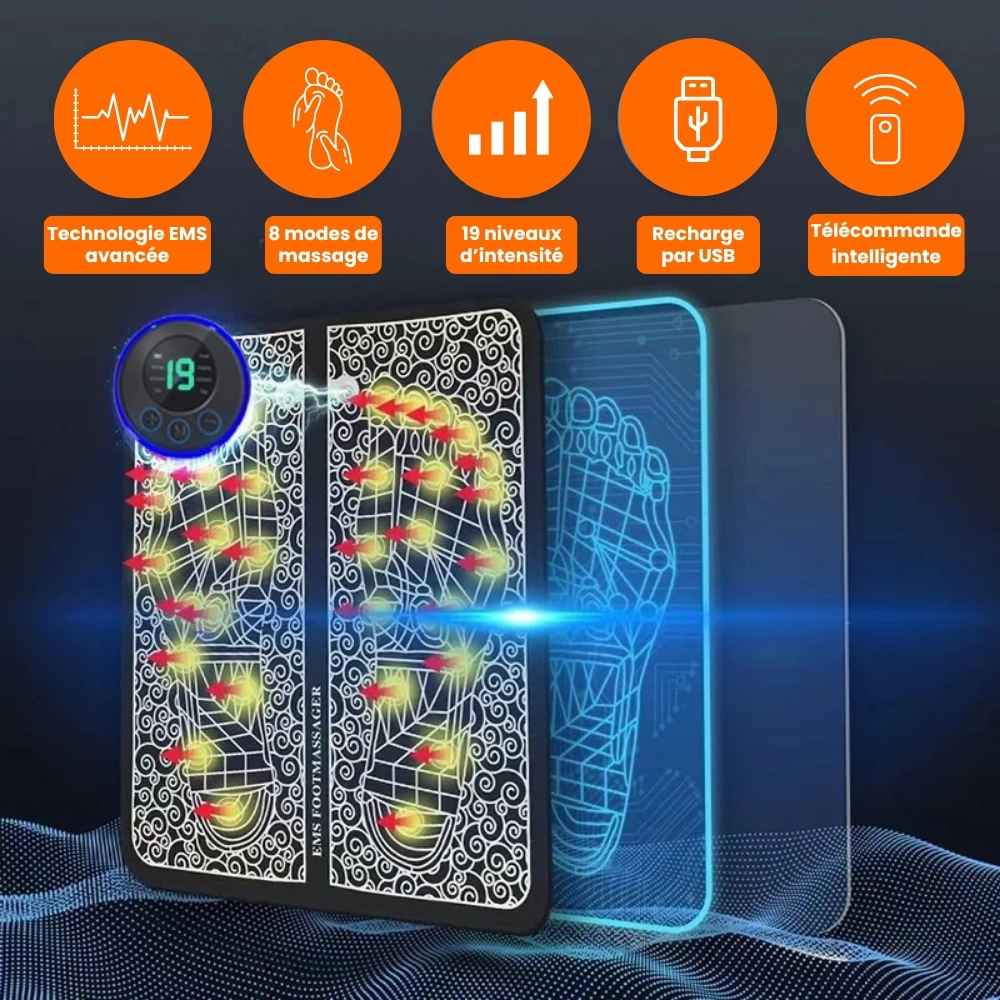 RELAXPAD™ – Tapis de Massage des Pieds